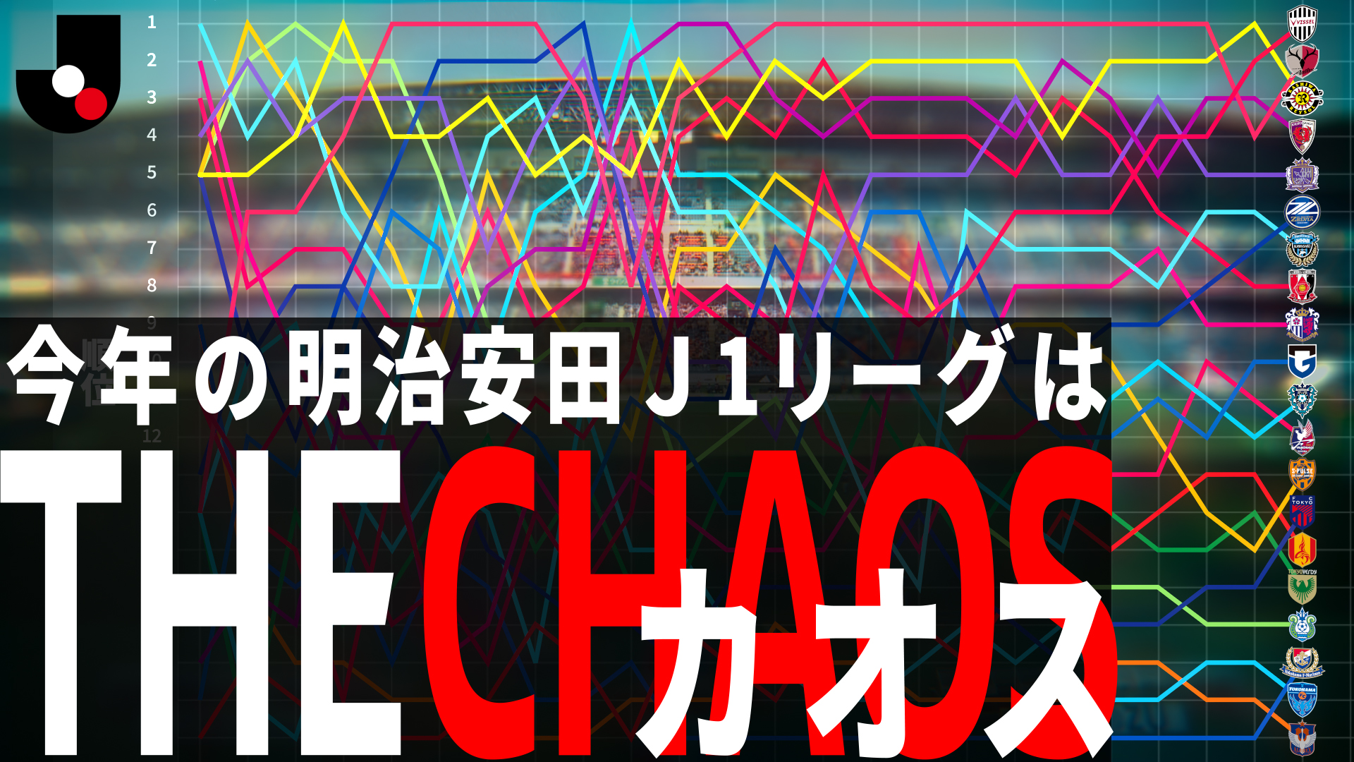 【THEカオス】史上稀にみる大混戦のＪ１リーグの記事キービジュアル